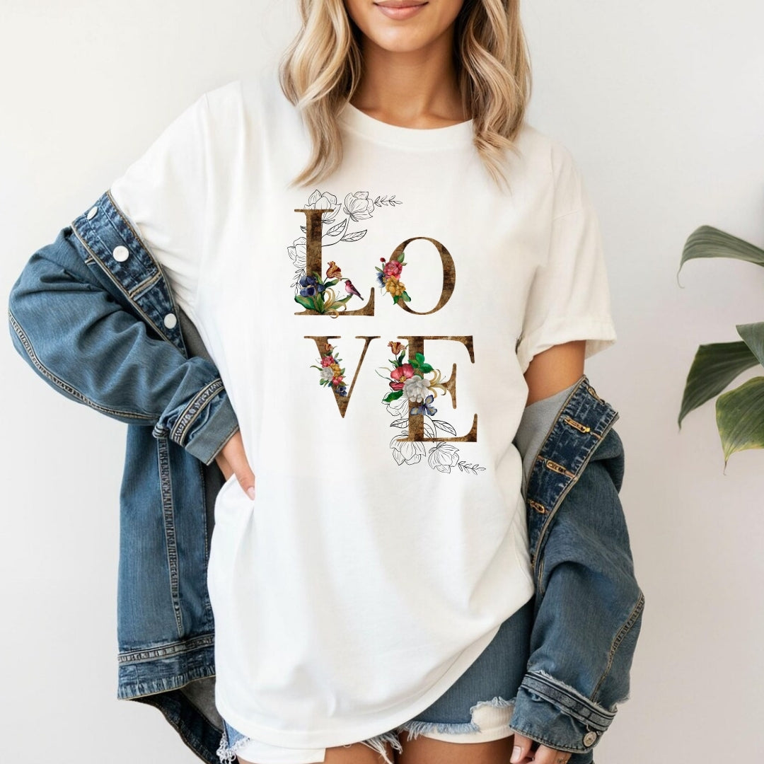 Tricou Oversized BUMBAC 100% Lovely 18